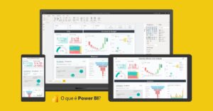 O que é o Power BI representado por dashboards no aplicativo desktop e mobile