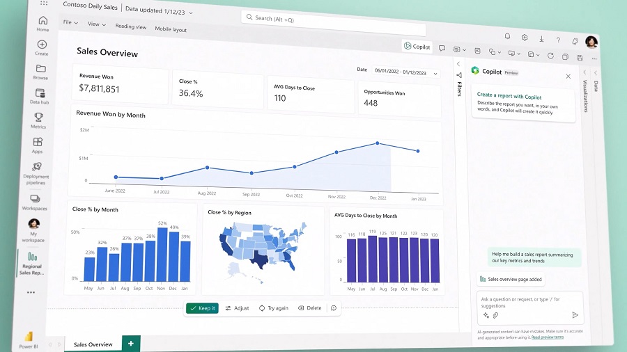 Criando relatórios impactantes com o Power BI