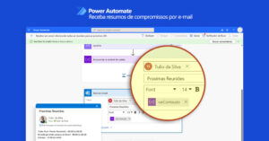 Como criar um fluxo no Power Automate para receber e-mail de próximo compromisso.
