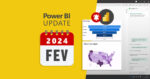 Power BI atualização 2024 fevereiro: novos cálculos visuais, assinaturas dinâmicas para relatórios, descrições de medidas com copilot, atualizações de interação no objeto e storytelling no PowerPoint: substituir URLs por links compartilháveis